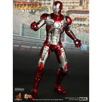 Iron Man 2 Movie Masterpiece Action Figure 1/6 Iron Man Mark V 30 cm